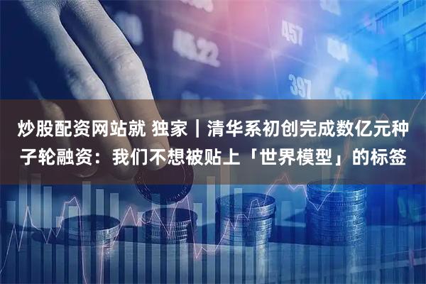 炒股配资网站就 独家｜清华系初创完成数亿元种子轮融资：我们不想被贴上「世界模型」的标签